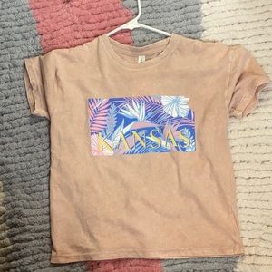 Us Apperal Kansas Shirt. New with Tags. Pink. Size Small In Woman’s.